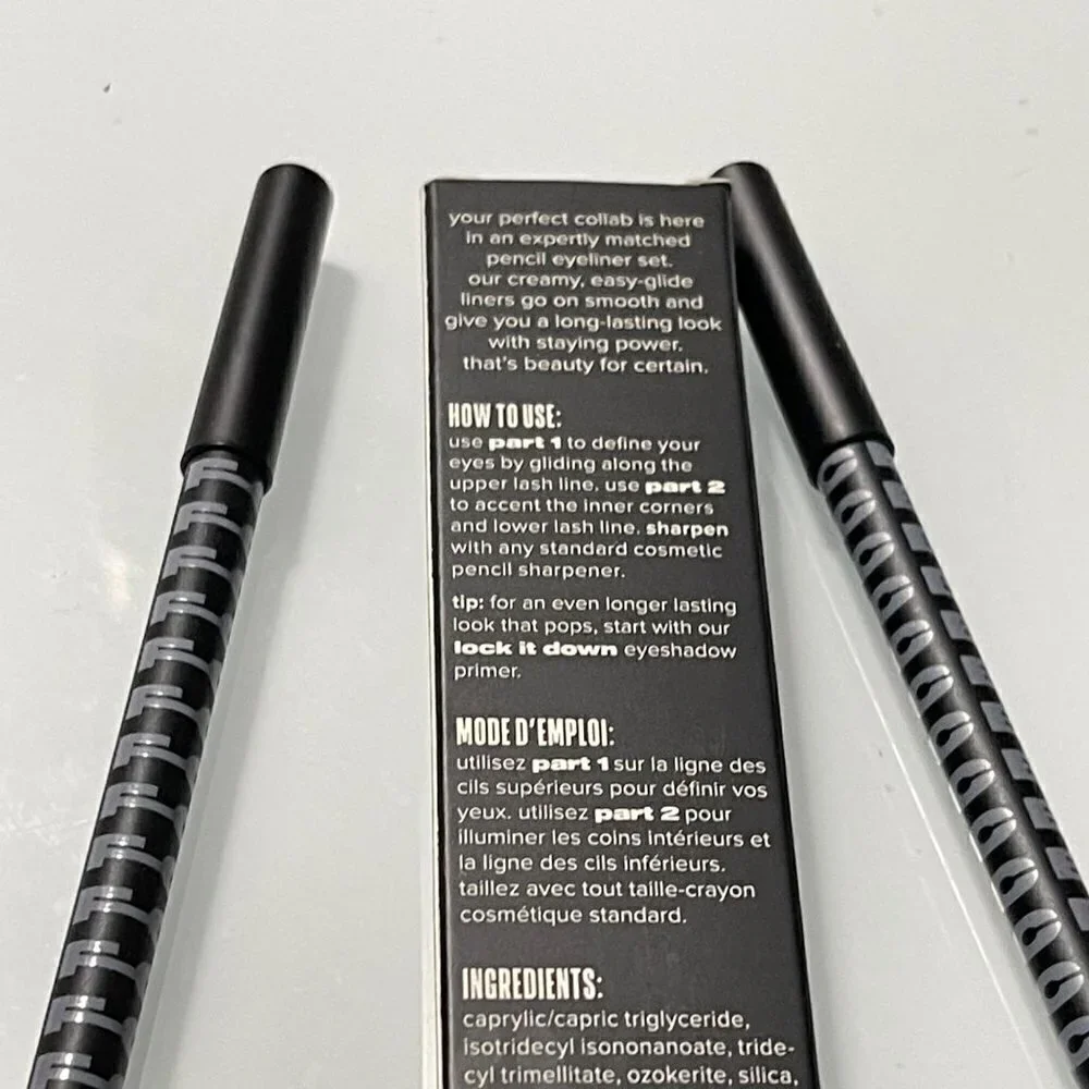 Beauty For Certain BNIB Navy Blue & Bronze Perfect Collab Eyeliner Pencil Set